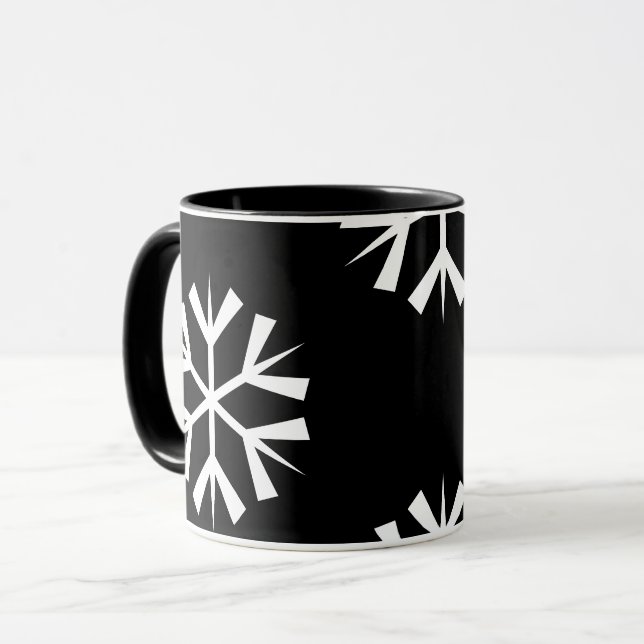 pretty SNOWFLAKE pattern | Mug (Front Left)