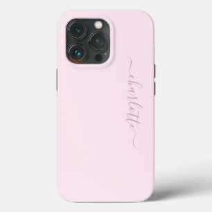 Pretty Soft Pink and Blush iPhone 13 Pro Case