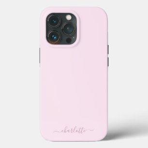 Pretty Soft Pink and Blush iPhone 13 Pro Case