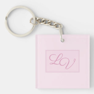 Pretty Soft Pink and Blush Key Ring