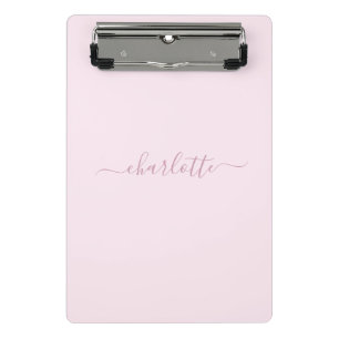 Pretty Soft Pink and Blush Mini Clipboard