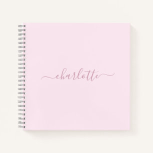 Pretty Soft Pink and Blush Notebook
