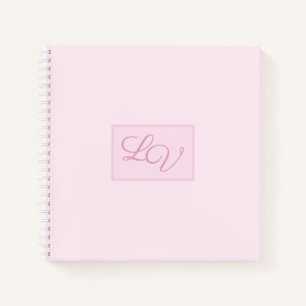 Pretty Soft Pink and Blush Notebook