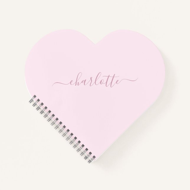 Pretty Soft Pink and Blush Notebook (Front)