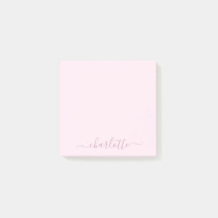 Pretty Soft Pink and Blush Post-it Notes