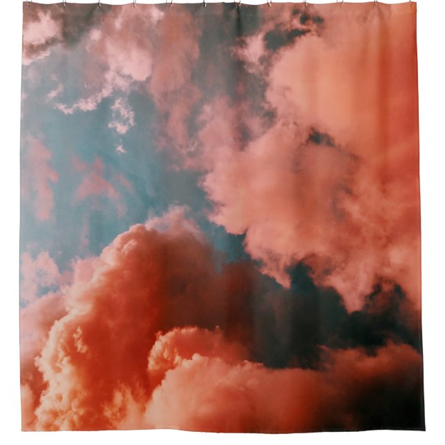 Pretty Space Shower Curtain (Front)