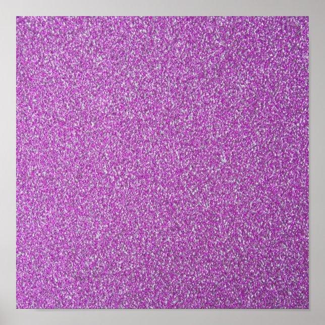 Pretty Sparkle Background Customisable Poster (Front)