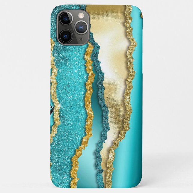 Pretty Sparkle diamond gold design Case-Mate iPhone Case (Back)