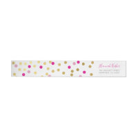 PRETTY SPOTS glamorous confetti spot gold pink