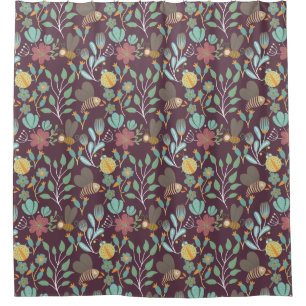 Pretty Spring Pattern Shower Curtain