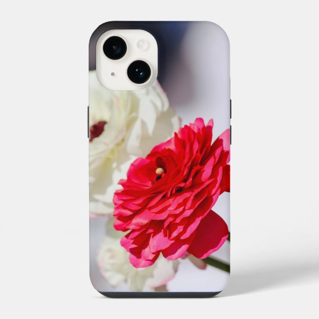 Pretty Spring Peonies iPhone Case (Back)