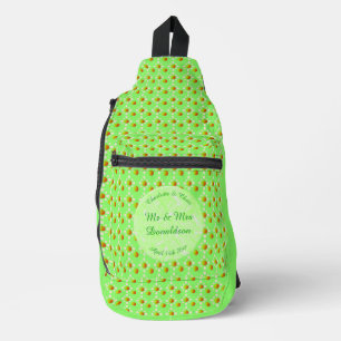 Pretty Spring Wedding Apple blossom and Apples Sling Bag