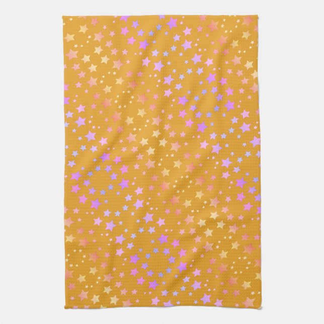Pretty Star Tea-Towel Tea Towel (Vertical)
