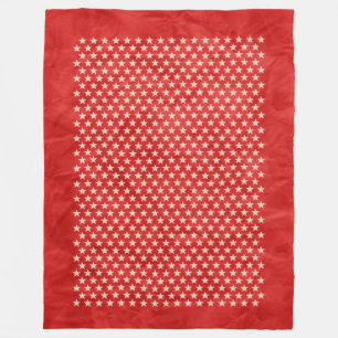 Pretty Stars Pattern transparent + your background Fleece Blanket