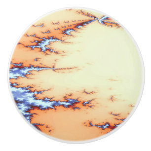 PRETTY STREAM WATER CERAMIC KNOB