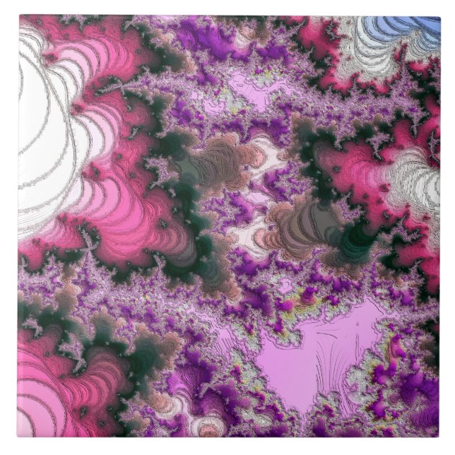 PRETTY STREAM WATER CERAMIC TILE (Front)