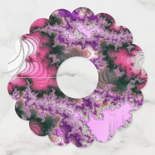 PRETTY STREAM WATER WINE GLASS TAG (Front)