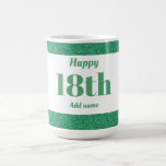 Pretty stylish personalised birthday mug gift 18th<br><div class="desc">Pretty stylish personalised birthday mug gift</div>