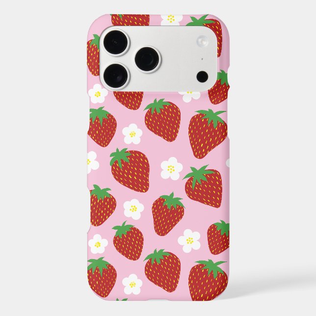 Pretty summer strawberry pattern (Back)