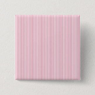 Pretty Summer Time Bubble Gum Pink Striped Pattern 15 Cm Square Badge