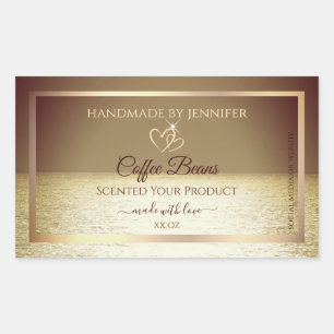 Pretty Sun over the Ocean Design Product Labels
