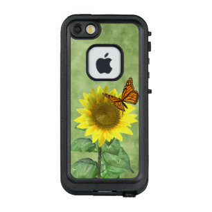 Pretty Sunflower and Butterfly LifeProof FRÄ’ iPhone SE/5/5s Case