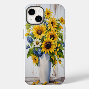 Pretty Sunflower Flower Arrangement Floral iPhone 14 Case
