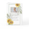 Pretty Sunflowers Photo Order of Service Funeral