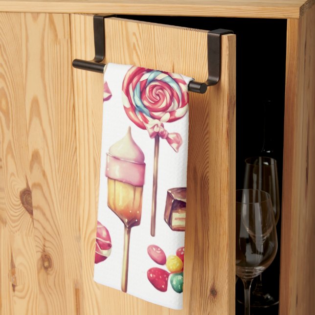 Pretty sweets kitchen towels (Thirds Fold)