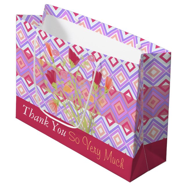 Pretty Thank You Bag (Front Angled)