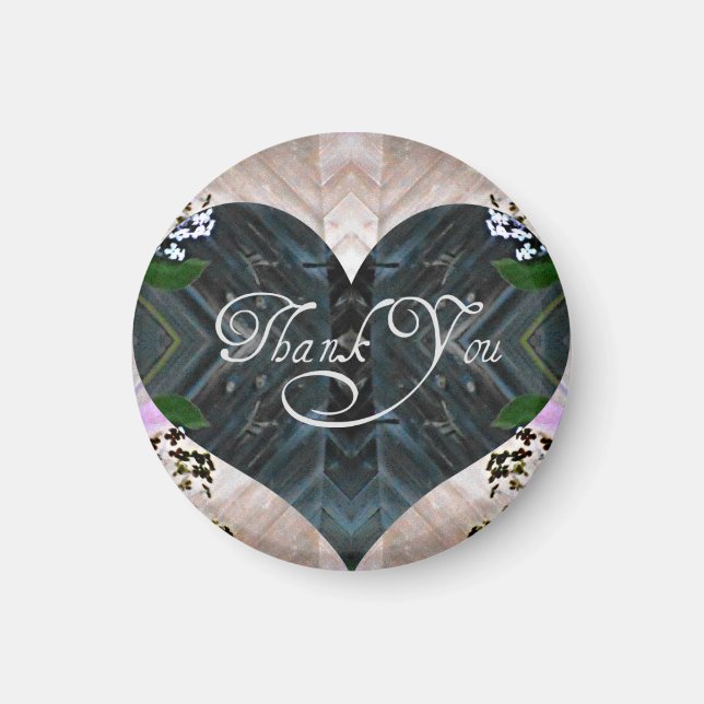 Pretty Thank You Magnet (Front)