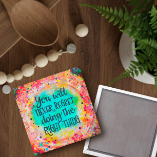 Pretty The Right Thing Quote Inspirivity Magnet