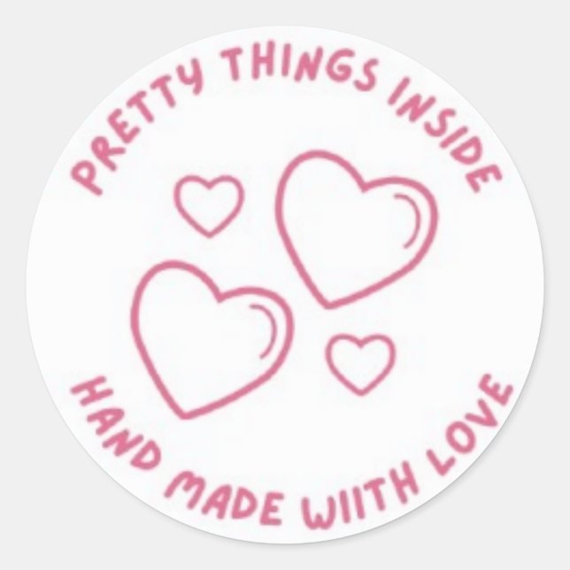 "Pretty Things Inside" Sticker (Front)