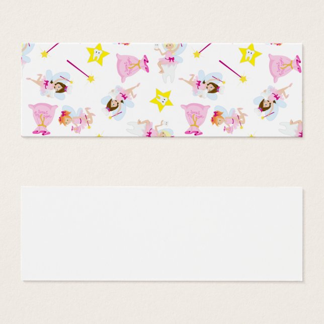 Pretty Tooth Fairy Magic Wand White Teeth Yellow (Front & Back)