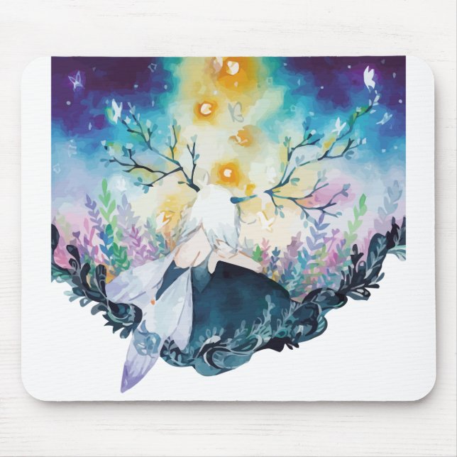 Pretty Tree Fairy   Mouse Pad (Front)