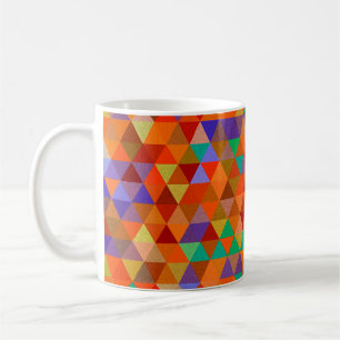 Pretty Triangle grunge pattern I + your ideas Coffee Mug