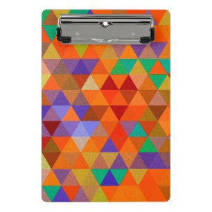Pretty Triangle grunge pattern I + your ideas Mini Clipboard