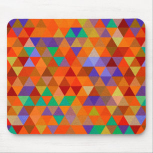 Pretty Triangle grunge pattern I + your ideas Mouse Pad