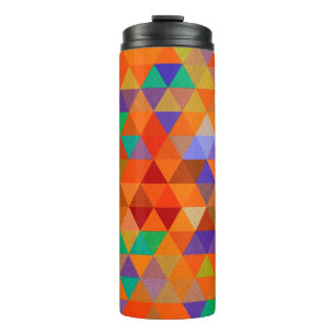 Pretty Triangle grunge pattern I + your ideas Thermal Tumbler