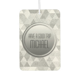 Pretty Triangle grunge Pattern II + your ideas Car Air Freshener