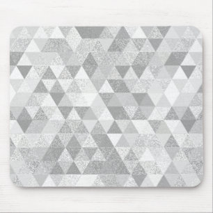 Pretty Triangle grunge pattern II + your ideas Mouse Pad