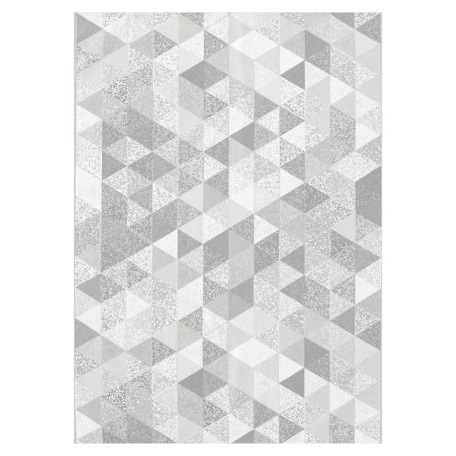 Pretty Triangle grunge pattern II + your ideas Tablecloth (Front)