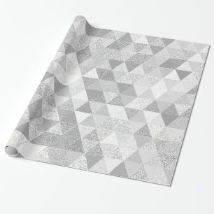 Pretty Triangle grunge pattern II + your ideas Wrapping Paper