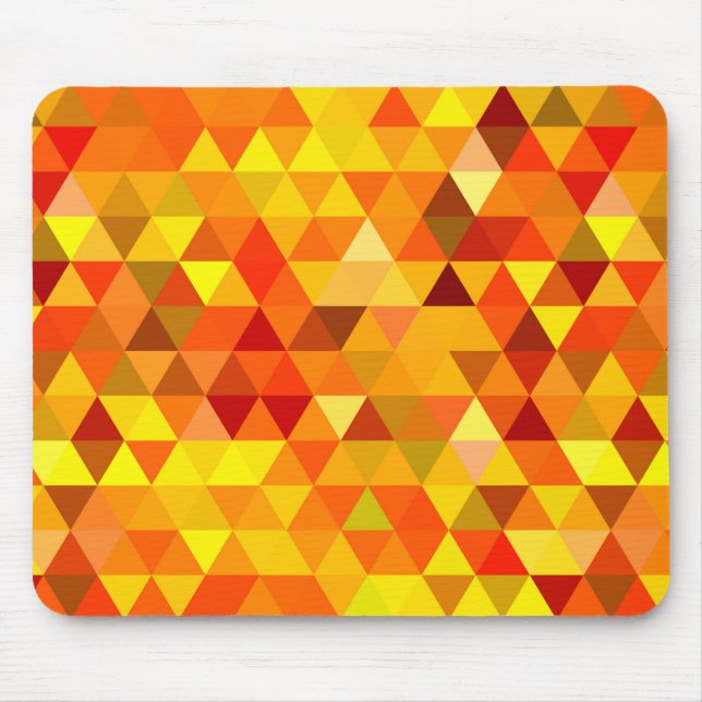 Pretty Triangle pattern I + your ideas Mouse Pad (Front)