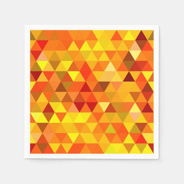 Pretty Triangle pattern I + your ideas Napkin (Front)