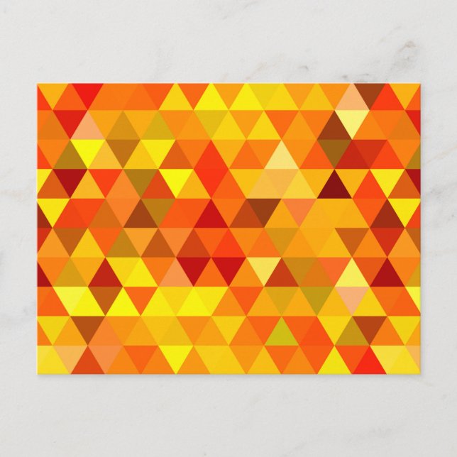 Pretty Triangle pattern I + your ideas Postcard (Front)