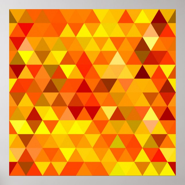 Pretty Triangle pattern I + your ideas Poster (Front)