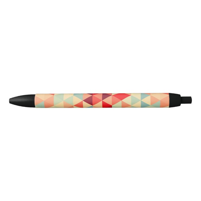 Pretty Triangle pattern II + your ideas Black Ink Pen (Front)