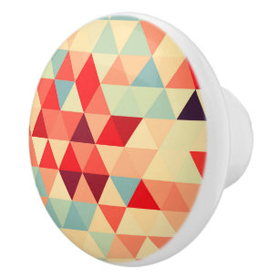 Pretty Triangle pattern II + your ideas Ceramic Knob