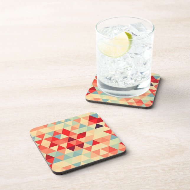 Pretty Triangle pattern II + your ideas Coaster (Right Side)